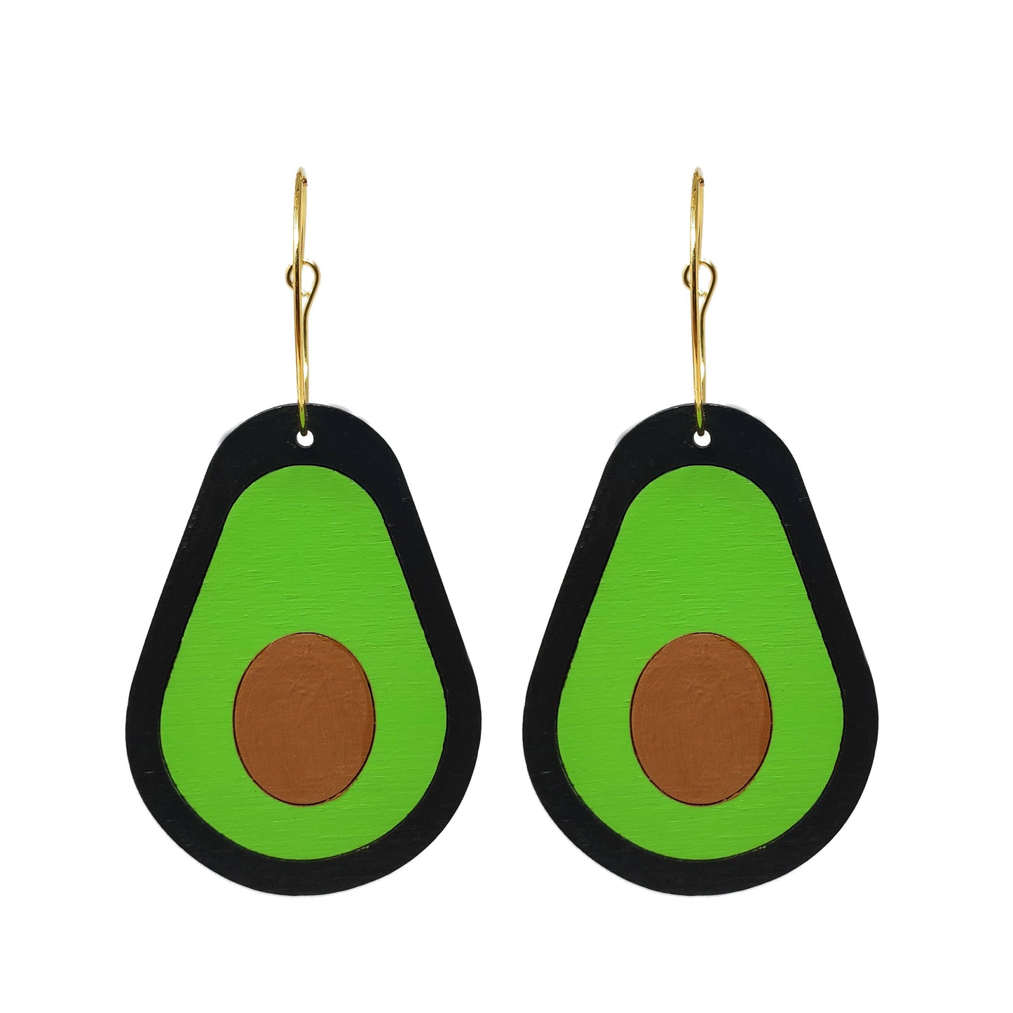 Avocado Hoops Earrings