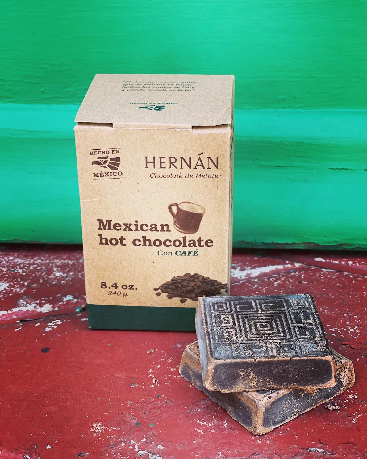 Chiapas Mexican Hot Chocolate "con cafe" Tablillas