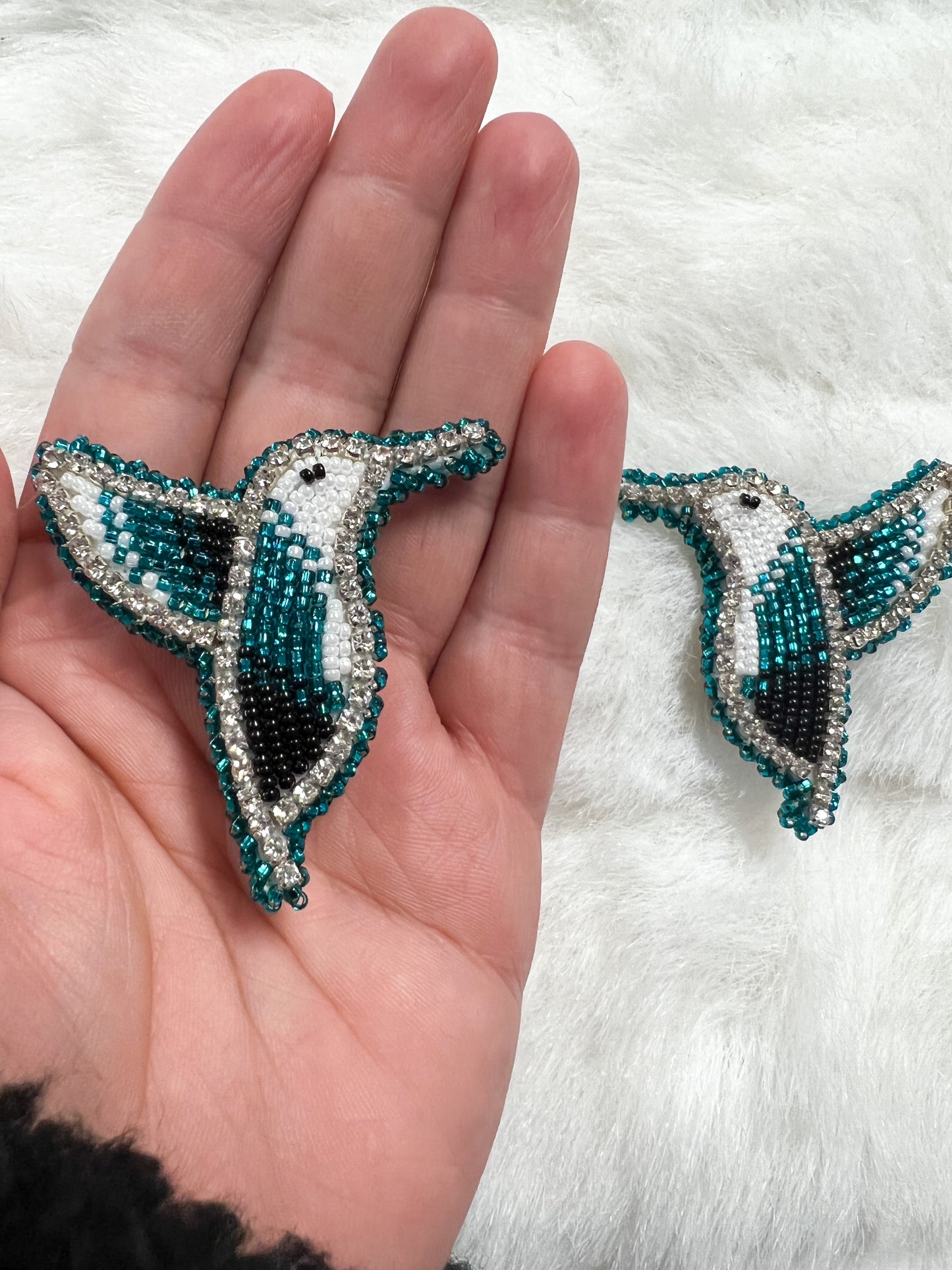 Hummingbird Huitzilopochtli Chuparosa Earrings Aretes