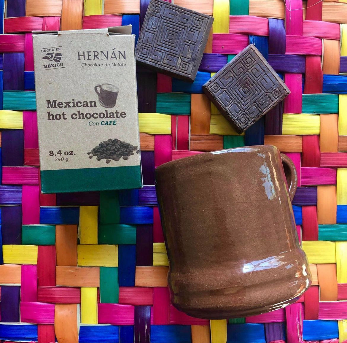 Chiapas Mexican Hot Chocolate "con cafe" Tablillas